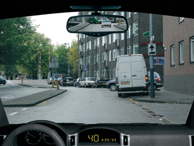 Gevaarherkenning oefenvraag 5 - CBR auto theorie-examen