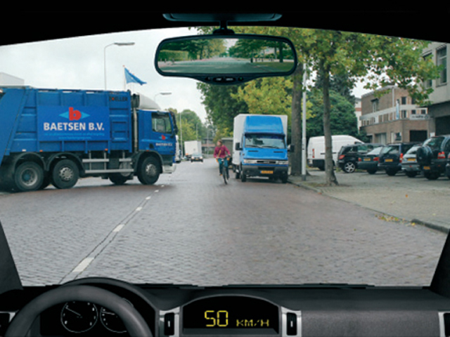 Gevaarherkenning oefenvraag 9 - CBR auto theorie-examen