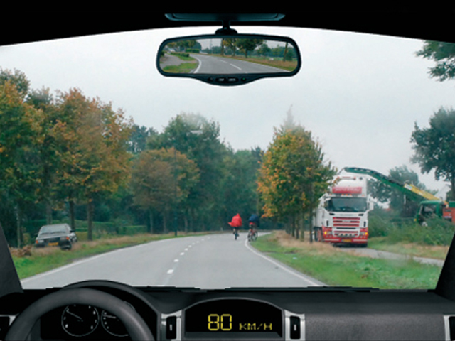 Gevaarherkenning oefenvraag 10 - CBR auto theorie-examen