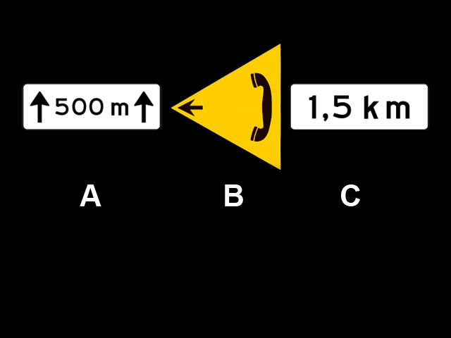 Verkeersinzicht oefenvraag 4 - CBR auto theorie-examen