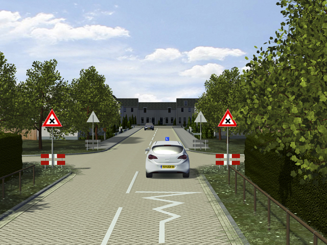 Verkeersinzicht oefenvraag 7 - CBR auto theorie-examen