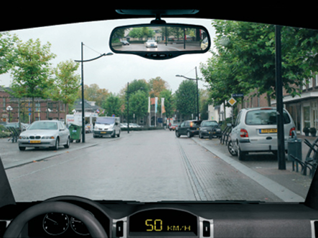 Gevaarherkenning oefenvraag 28 - CBR auto theorie-examen