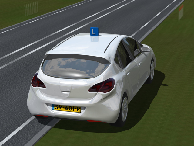 Verkeersinzicht oefenvraag 10 - CBR auto theorie-examen