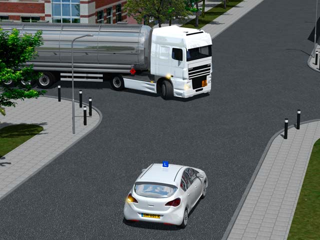 Verkeersinzicht oefenvraag 13 - CBR auto theorie-examen