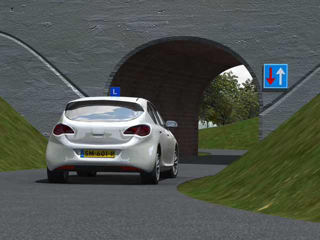 Verkeersinzicht oefenvraag 22 - CBR auto theorie-examen