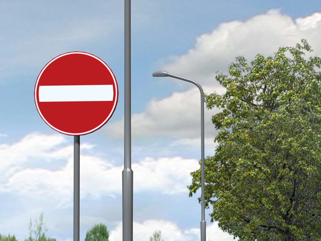 Verkeersborden oefenvraag 14 - CBR auto theorie-examen