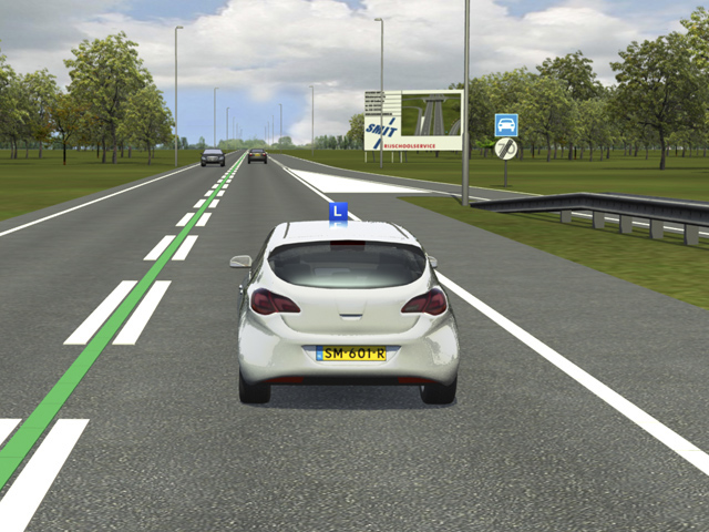 Maximumsnelheid oefenvraag 12 - CBR auto theorie-examen