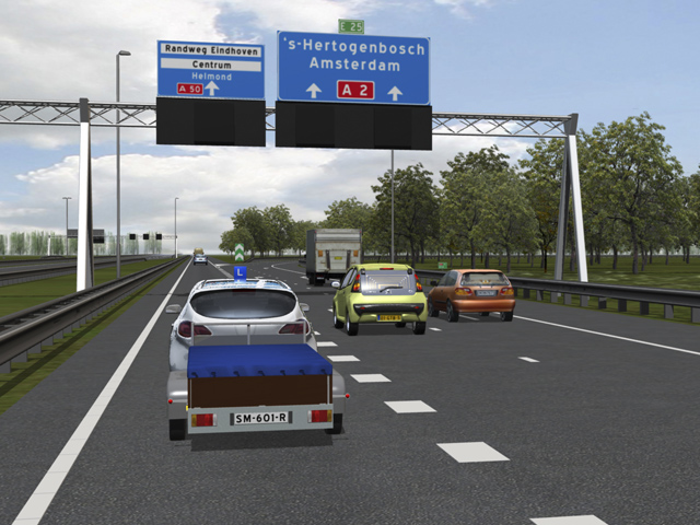 Inhalen oefenvraag 6 - CBR auto theorie-examen