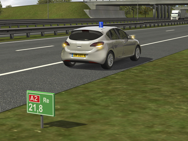 Maximumsnelheid oefenvraag 18 - CBR auto theorie-examen