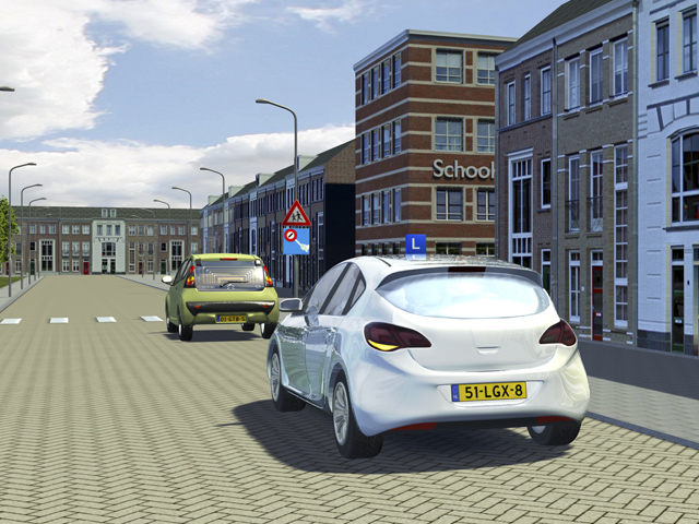 Inhalen oefenvraag 12 - CBR auto theorie-examen